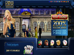 Crown Europe Casino Screenshot