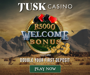 Click Here to Get your Double Deposit Bonus at Tusk Casino